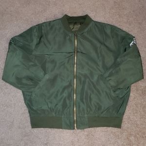 Thin bomber jacket